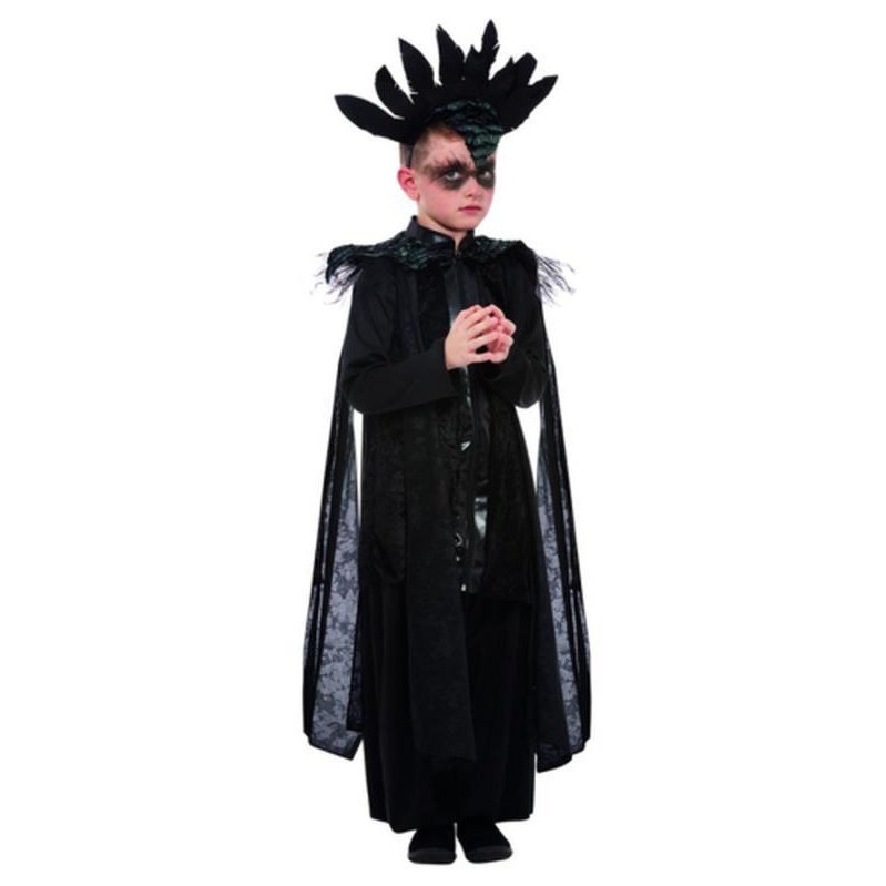 Deluxe Raven Prince Costume, Black - Jokers Costume Mega Store