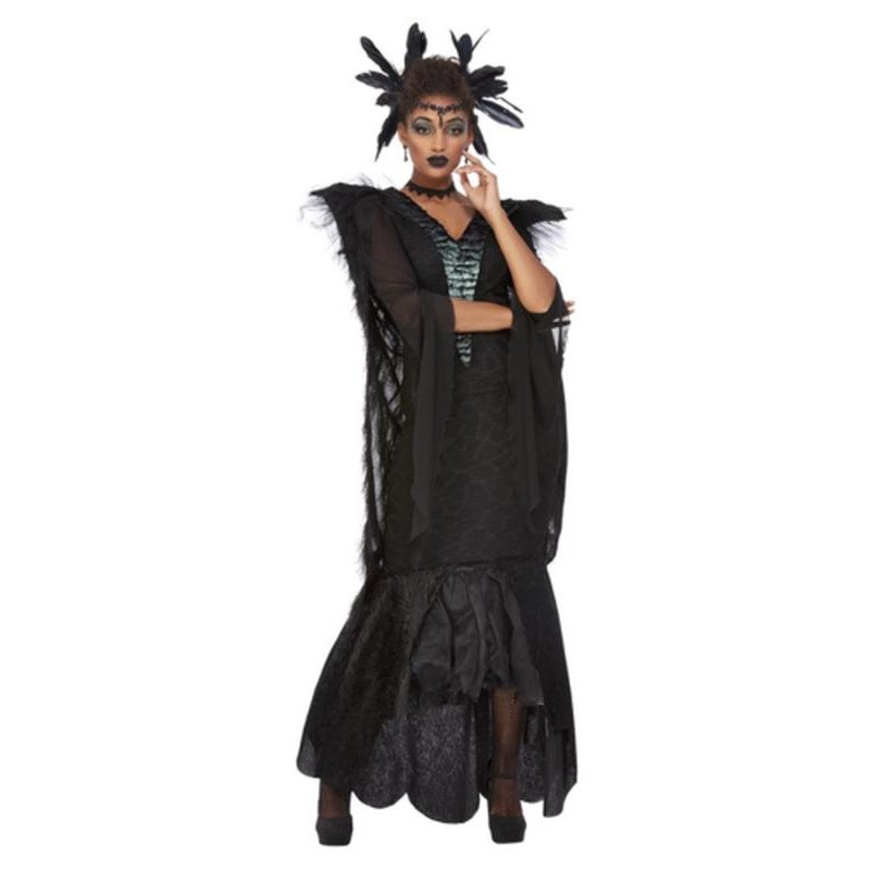 Deluxe Raven Queen Costume, Black - Jokers Costume Mega Store