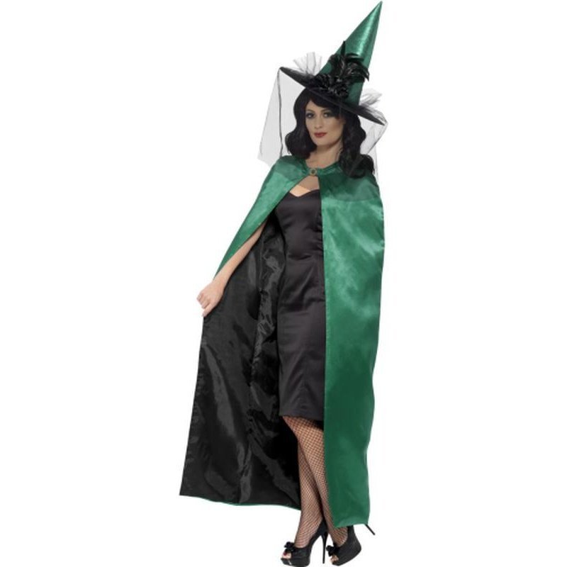 Deluxe Reversible Witch Cape - Jokers Costume Mega Store