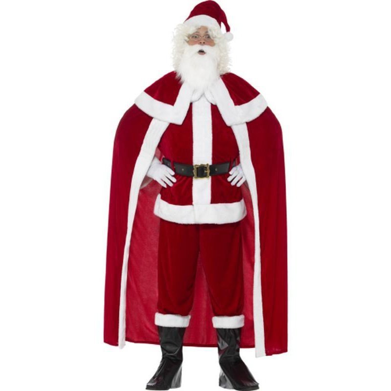 Deluxe Santa Claus Costume with Trousers - Jokers Costume Mega Store