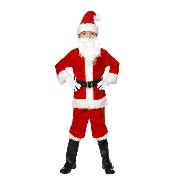 Deluxe Santa Costume & Beard - Jokers Costume Mega Store