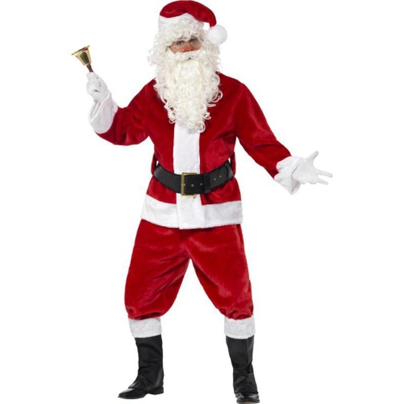 Deluxe Santa Costume & Hat - Jokers Costume Mega Store