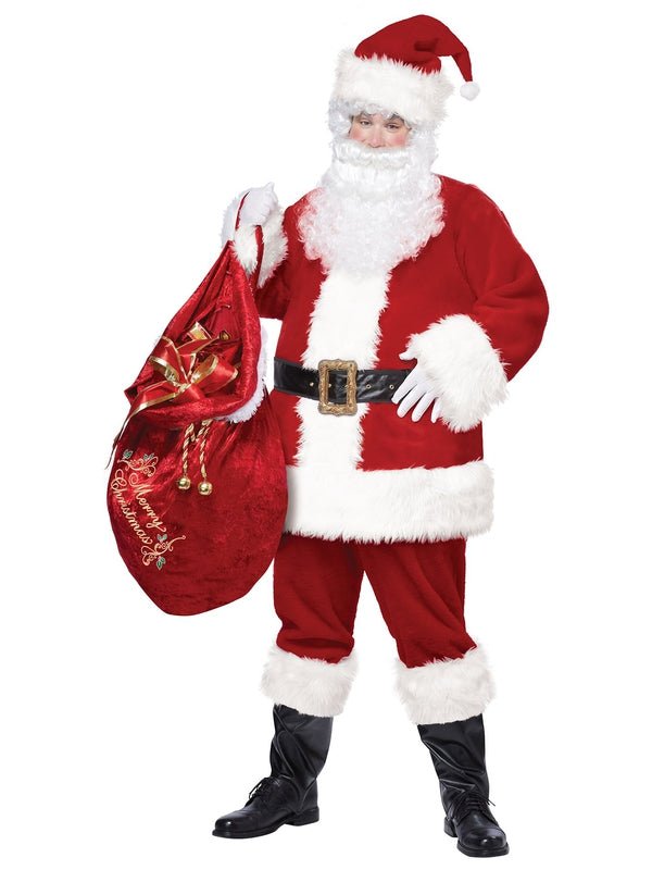 Deluxe Santa Suit/Adult - Jokers Costume Mega Store