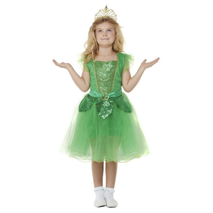 Deluxe St Patrick's Day Glitter Fairy Costume - Jokers Costume Mega Store