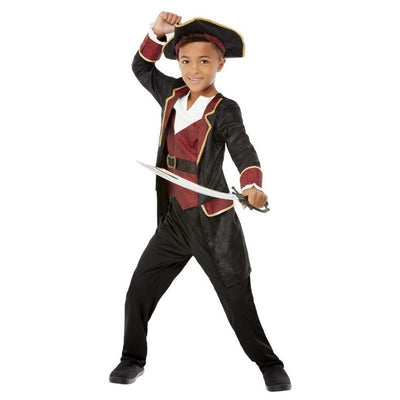 Deluxe Swashbuckler Pirate Costume, Boy - Jokers Costume Mega Store