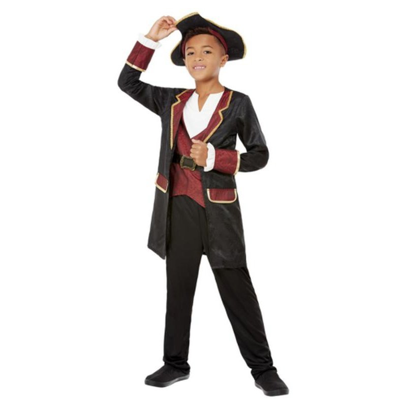 Deluxe Swashbuckler Pirate Costume, Boy - Jokers Costume Mega Store