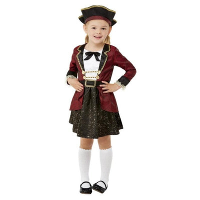 Deluxe Swashbuckler Pirate Costume, Girl - Jokers Costume Mega Store