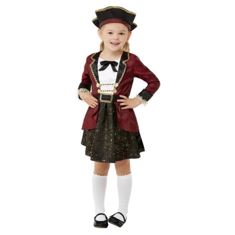 Deluxe Swashbuckler Pirate Costume, Girl - Jokers Costume Mega Store