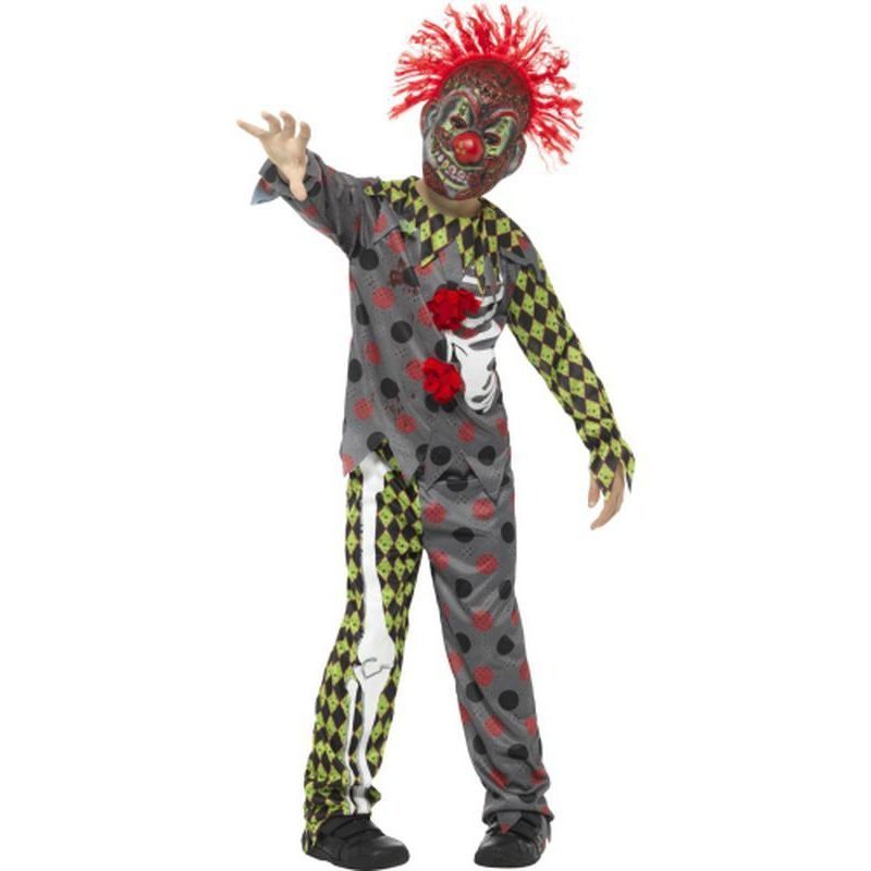 Deluxe Twisted Clown Costume - Jokers Costume Mega Store