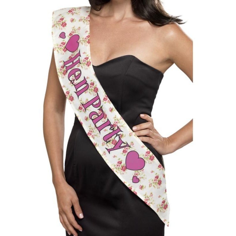 Deluxe Vintage Hen Party Sash - Jokers Costume Mega Store