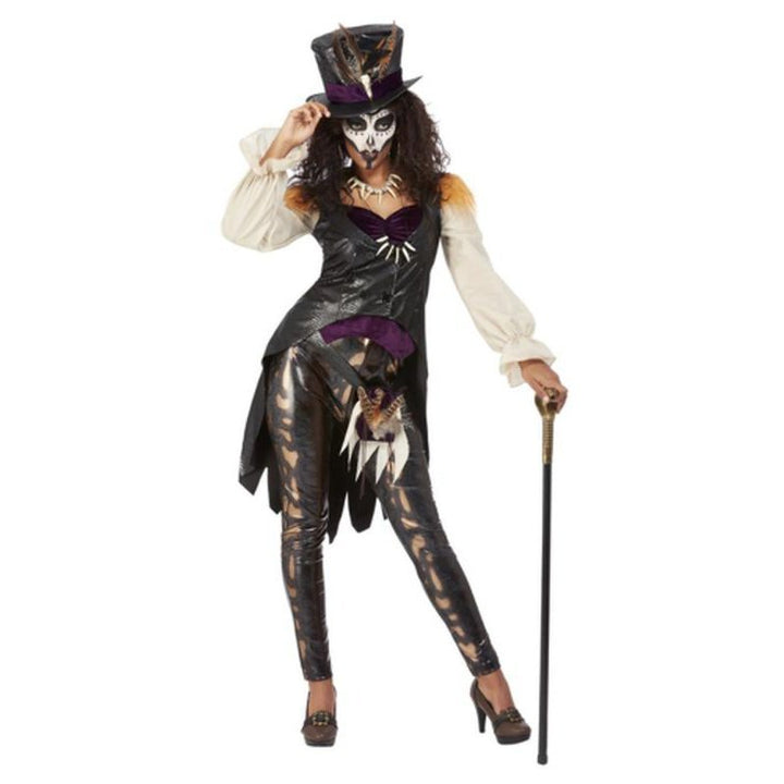 Deluxe Voodoo Witch Doctor Costume, Black - Jokers Costume Mega Store