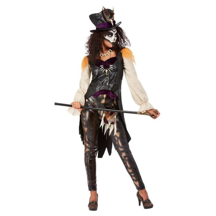 Deluxe Voodoo Witch Doctor Costume, Black - Jokers Costume Mega Store