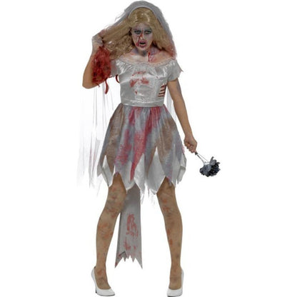 Deluxe Zombie Bride Costume - Jokers Costume Mega Store