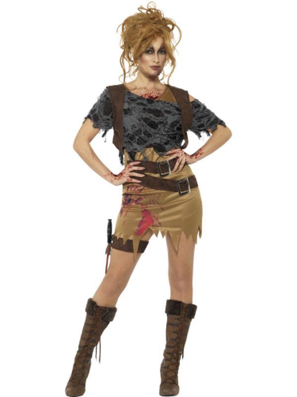 Deluxe Zombie Huntress Costume - Jokers Costume Mega Store