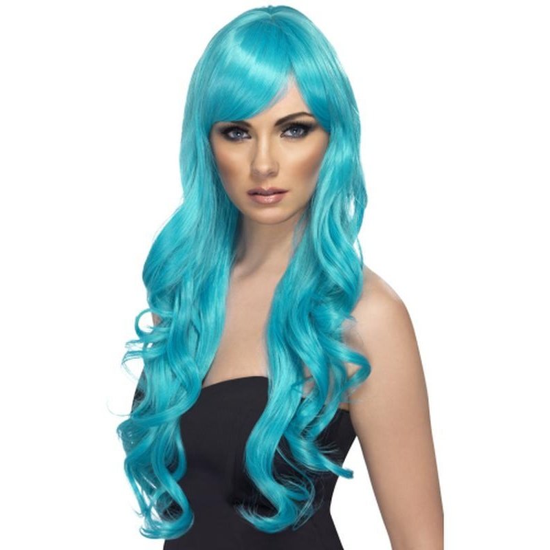 Desire Wig - Aqua, Long - Jokers Costume Mega Store