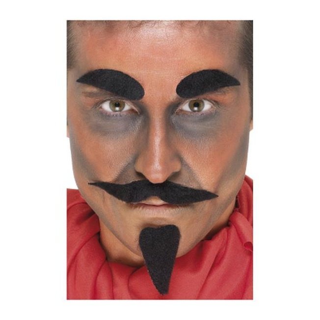 Devil Facial Hair Set - Jokers Costume Mega Store