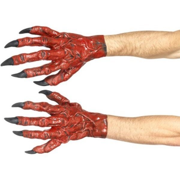 Devil Hands, Latex - Jokers Costume Mega Store