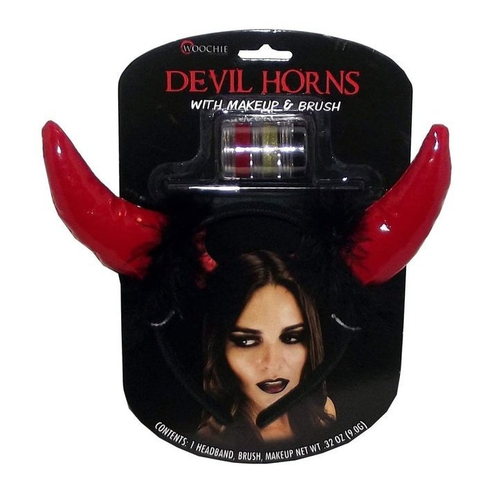 Devil Headband With Makeup - Jokers Costume Mega Store