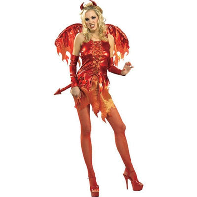 Devil On Fire Secret Wishes Costume Size Xs - Jokers Costume Mega Store