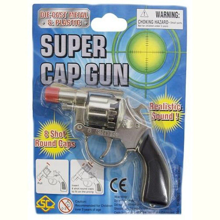 Die Cast 8 Shot Cap Gun - Jokers Costume Mega Store