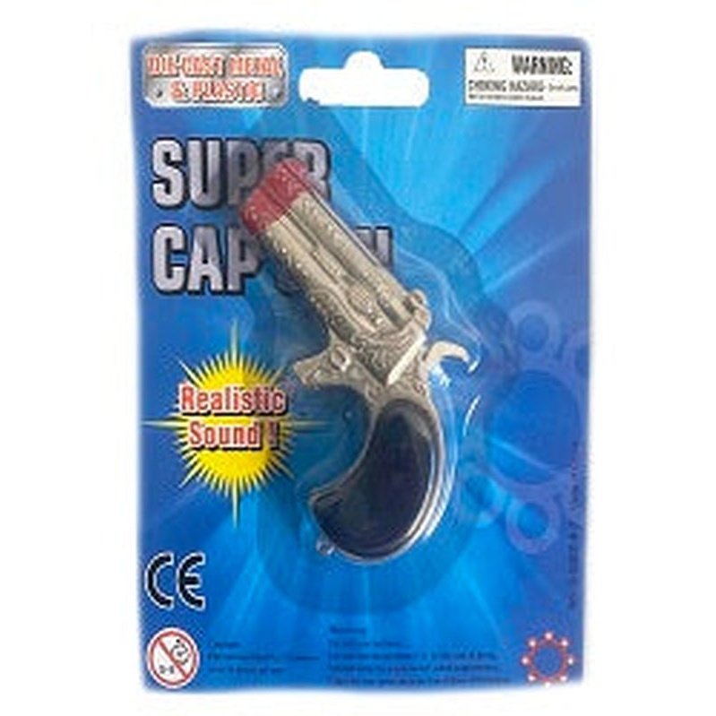 Die Cast Mini Pistol – 8cm - Jokers Costume Mega Store