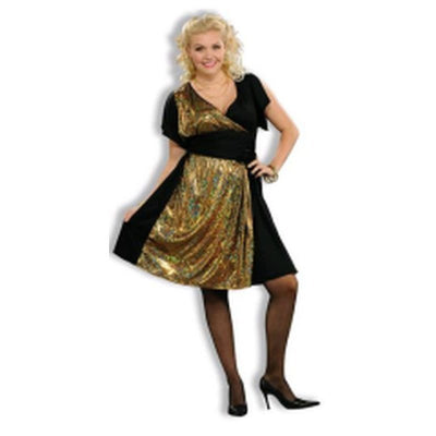 Disco Gold Costume Size Plus - Jokers Costume Mega Store