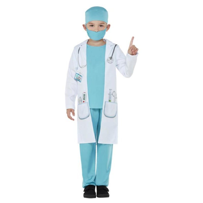 Doctor Costume, Blue - Jokers Costume Mega Store
