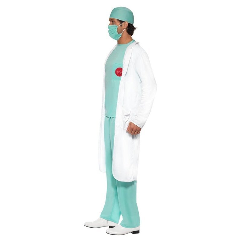 Doctor Costume, Green - Jokers Costume Mega Store