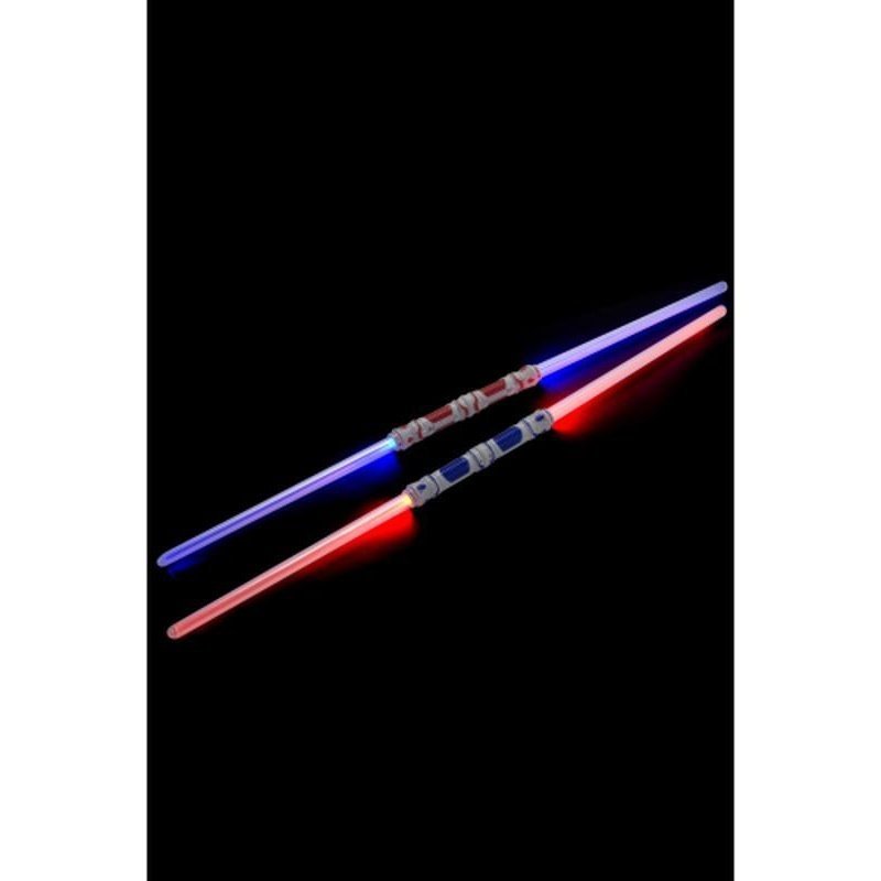 Double Ended Connectable Light Sword, Multi Colour - Jokers Costume Mega Store