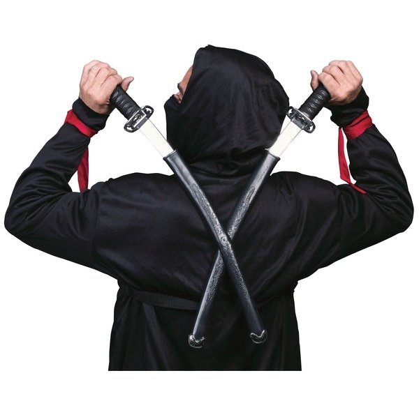 Double Ninja Sword Set - Jokers Costume Mega Store