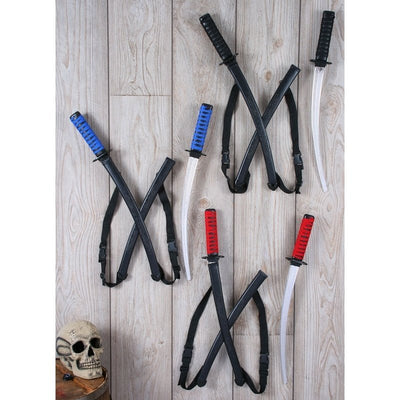 Double Ninja Sword Set - Jokers Costume Mega Store