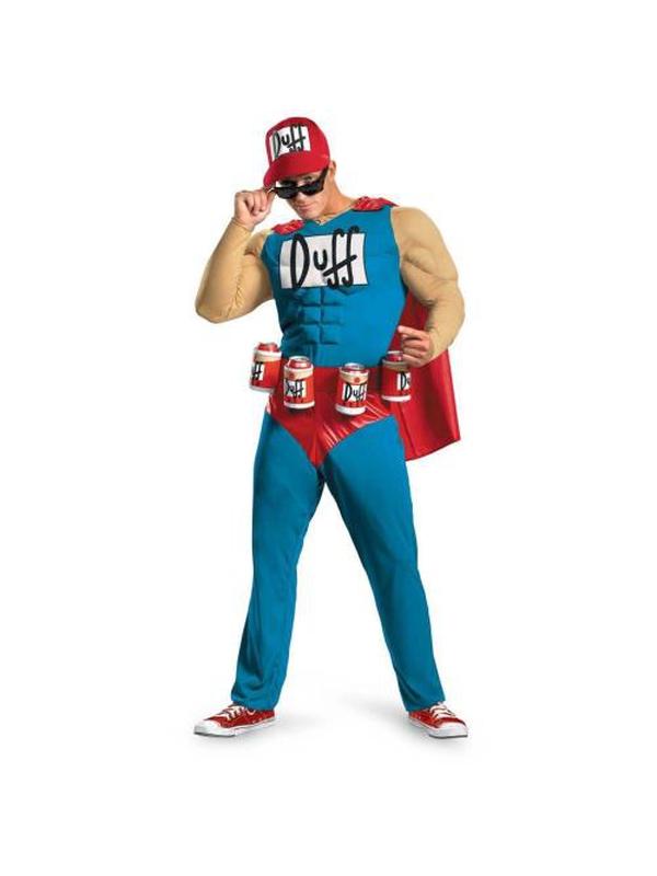 Duffman Classic Muscle Adult Costume - Jokers Costume Mega Store