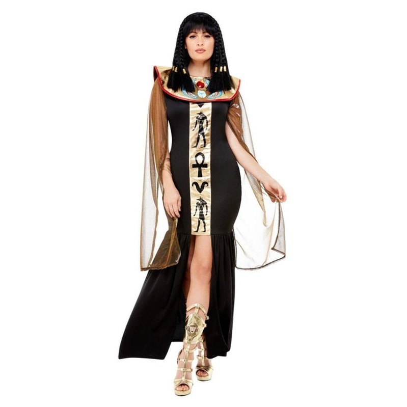 Egyptian Goddess Costume, Black - Jokers Costume Mega Store