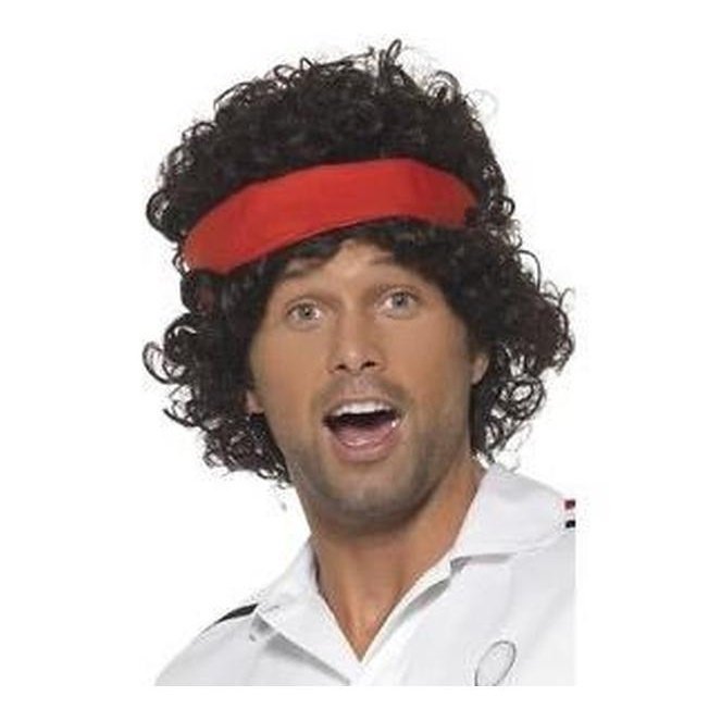 Eighties Tennis Player Wig - Jokers Costume Mega Store