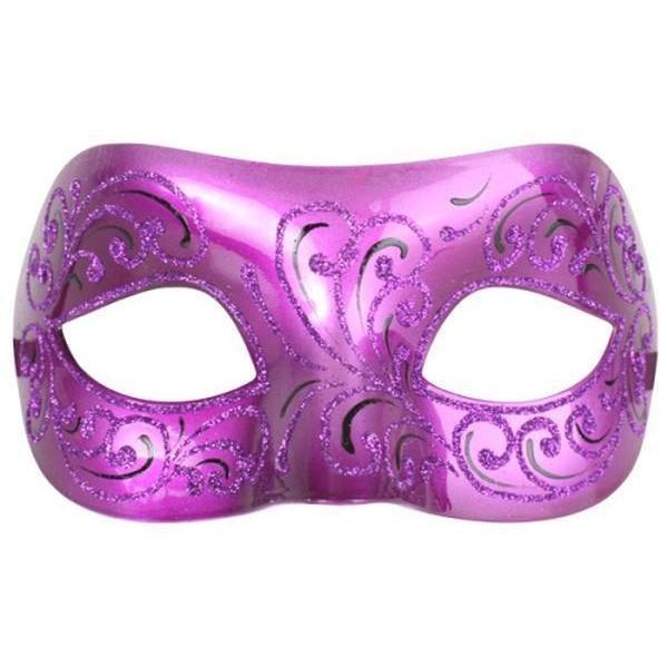 ELEGENZA Purple Eye Mask - Jokers Costume Mega Store