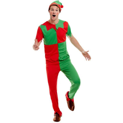 Elf Costume, Top And Trousers - Jokers Costume Mega Store