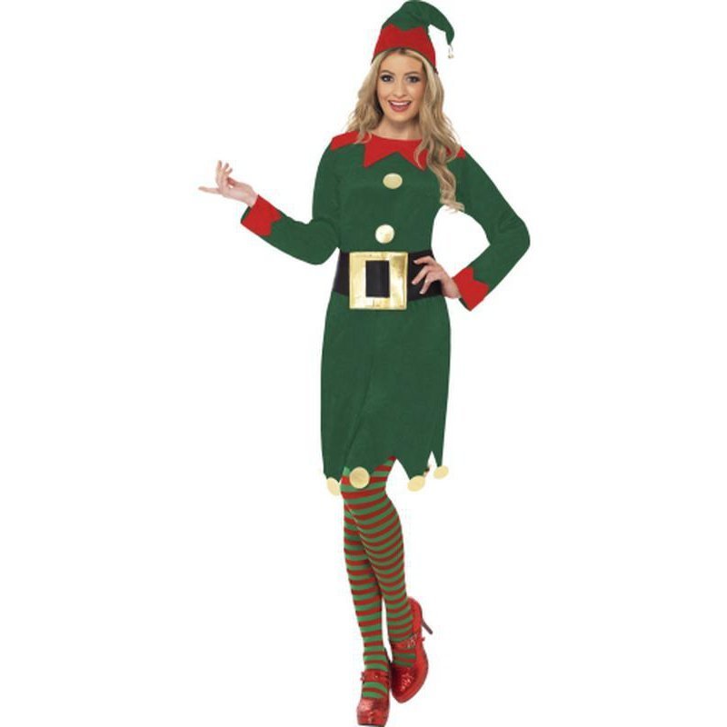 Elf Costume, with Dress, Hat & Belt - Jokers Costume Mega Store