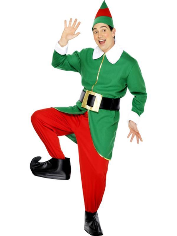 Elf Costume, with Jacket, Trousers, Hat, Belt & Bootcovers - Jokers Costume Mega Store