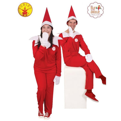 Elf On The Shelf Costume, Adult - Jokers Costume Mega Store