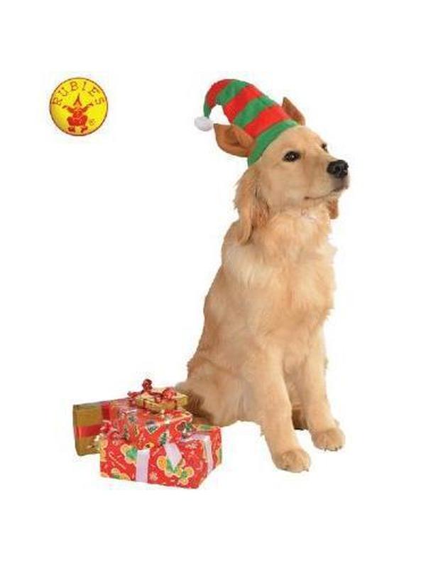 Elf Pet Hat With Ears Size S M - Jokers Costume Mega Store