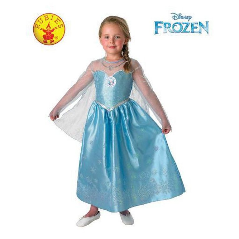 Elsa Frozen Deluxe Costume Size 3 5 - Jokers Costume Mega Store