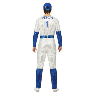 Elton John Deluxe Sequin Baseball Costume - Jokers Costume Mega Store
