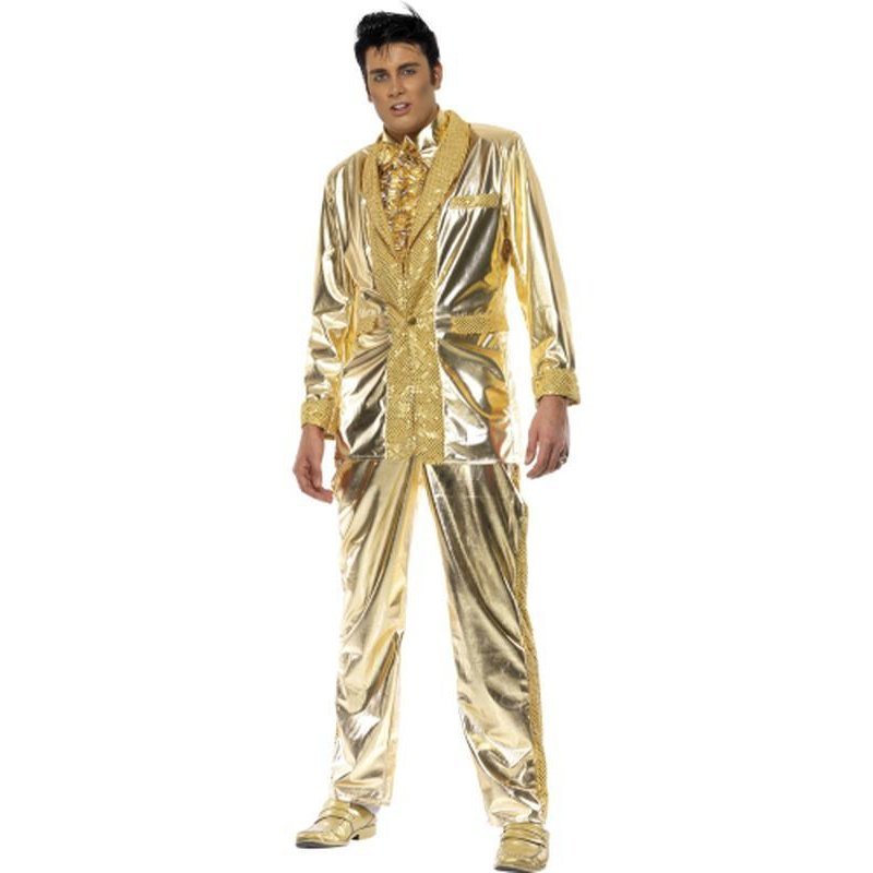 Elvis Costume Gold - Jokers Costume Mega Store