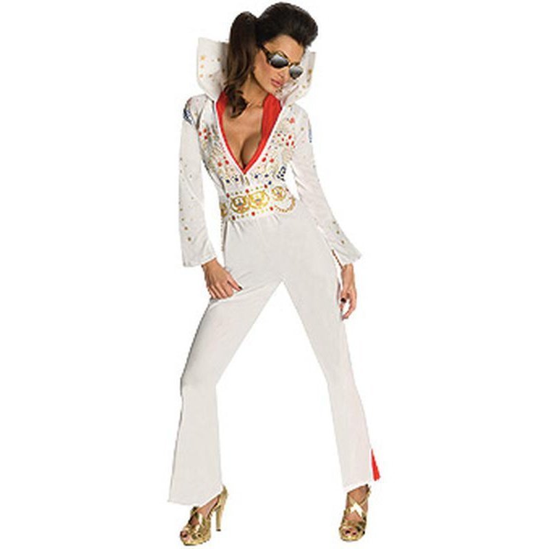 Elvis Secret Wishes Costume Size M - Jokers Costume Mega Store
