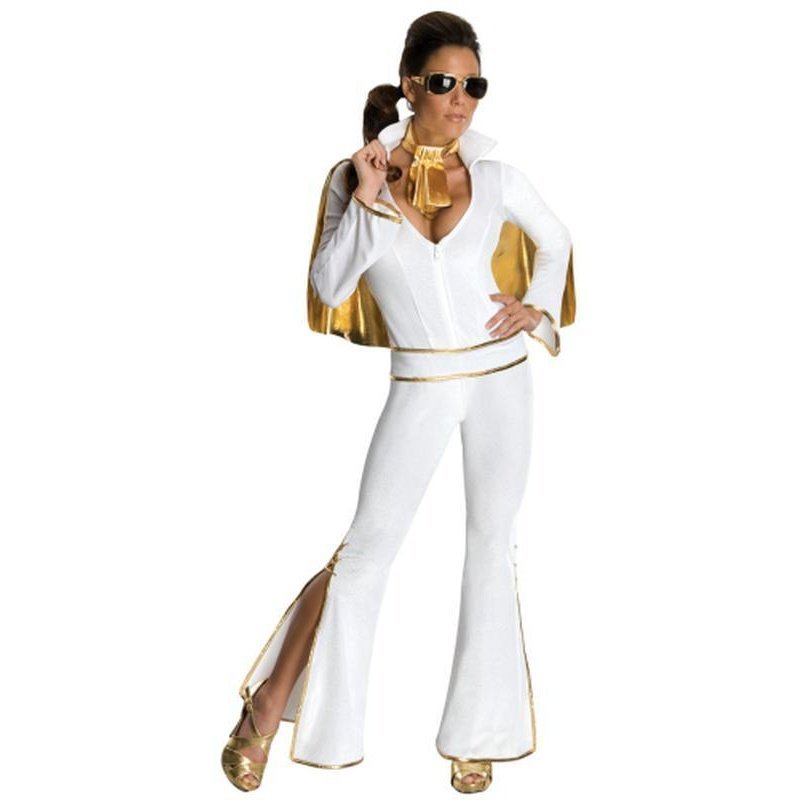 Elvis White Secret Wishes Size S - Jokers Costume Mega Store