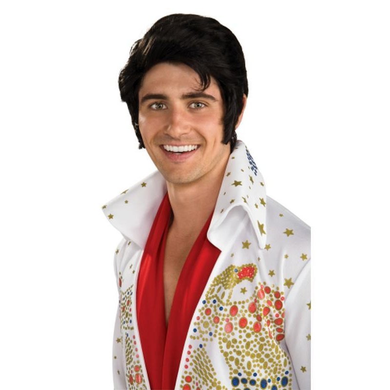 Elvis Wig Adult-Wigs-Jokers Costume Mega Store