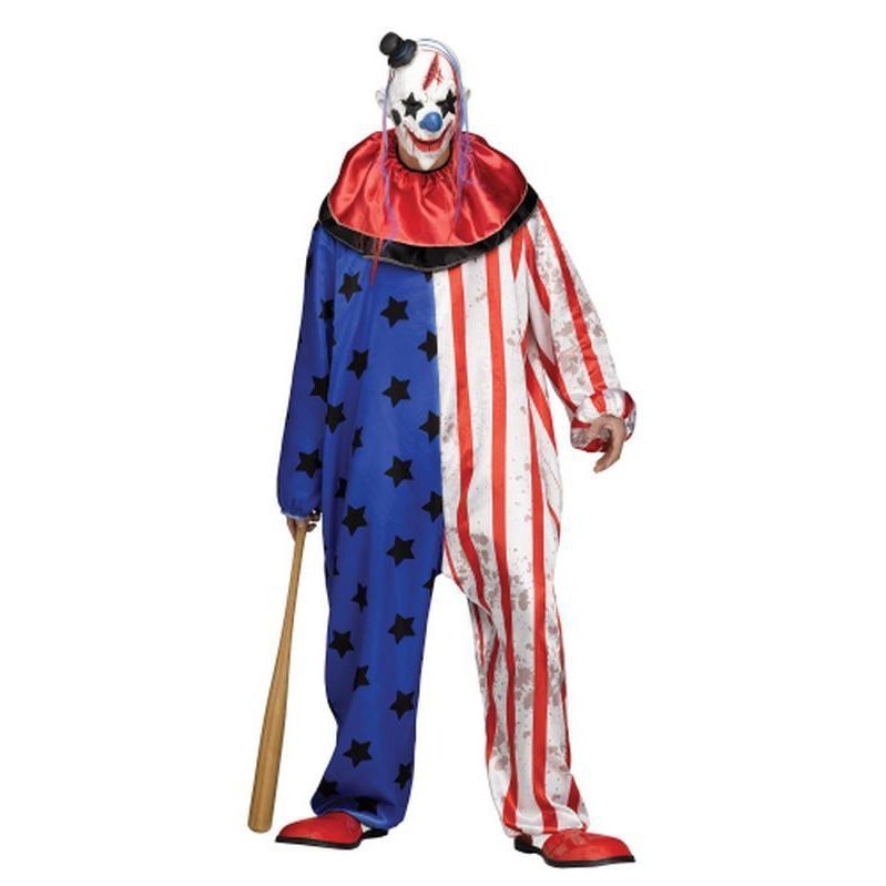 Evil Clown Adult Costume - Jokers Costume Mega Store