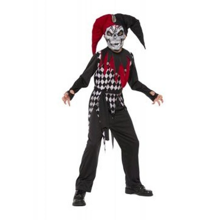 Evil Jester Costume Size L - Jokers Costume Mega Store