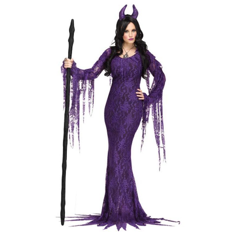 Evil Queen Purple Adult - Jokers Costume Mega Store