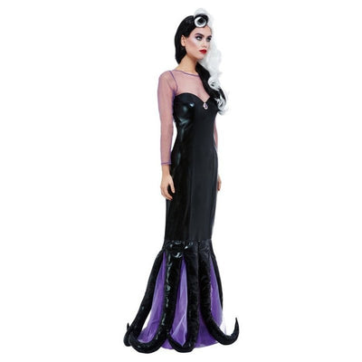 Evil Sea Witch Costume, Black - Jokers Costume Mega Store